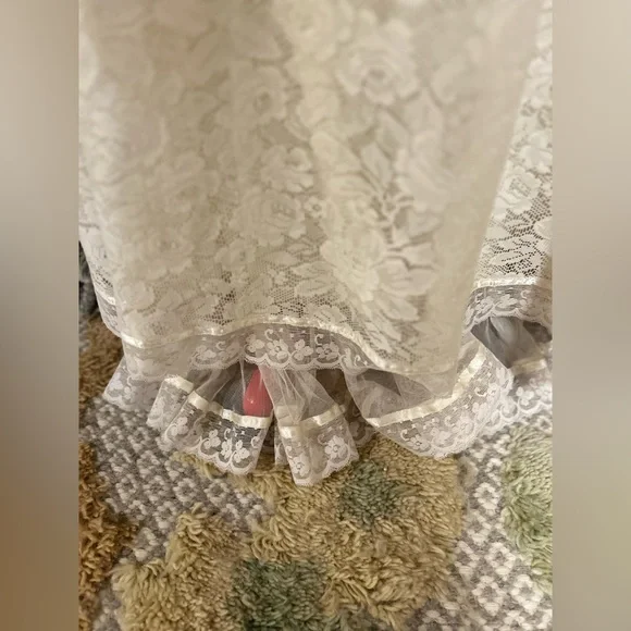 1970s Vintage Gunne Sax Wedding Dress Romantic Renaissance Bridal Collection - Picture 7 of 9